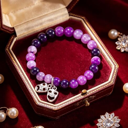 HUTIMY Theatre Gift for Women Friends Students Funny Thespian Drama Themed Jewelry Actress Bracelet in Kuwait