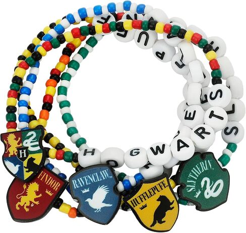 Bioworld Harry Potter Hogwarts Houses Friendship Tradesies Bracelet Set in Kuwait
