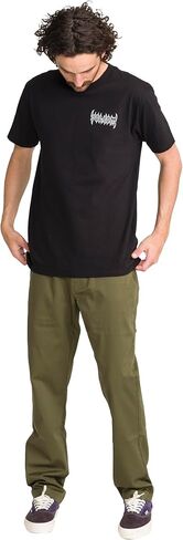 Volcom Men's Graphic Logo Short Sleeve T-Shirt – Cotton Crewneck Everyday Tee, Large in Kuwait