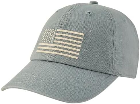Life is Good Clean Flag Chill Cap, Slate Blue, One Size in Kuwait