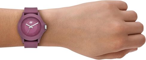 Skechers Women's Rosencrans Analog Pink Silicone Watch (Model: SR6346) in Kuwait