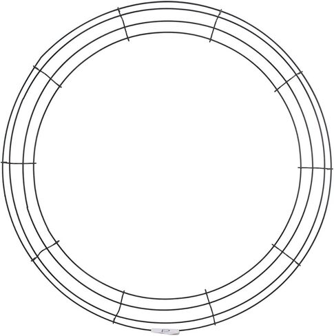 Panacea 36008 Wire Wreath Frame, Black in Kuwait