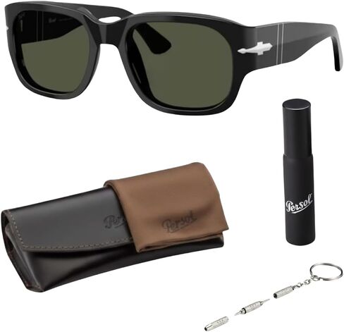 Persol PO3380S Square Shape Sunglasses With Official Eyewear Kit in Kuwait