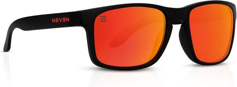 NEVEN Mattex Casual Square Sunglasses - Polarized Lens, L/XL Fit, UV400 Protection - Sports Sunglasses for Men & Women in Saudi Arabia