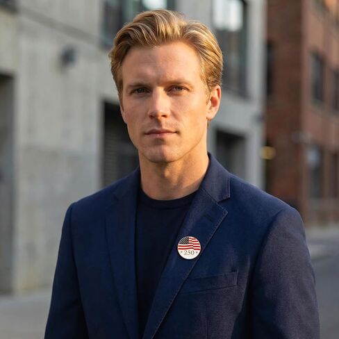 250th Anniversary USA Lapel Pin 5PCS, Metal American Flag Buttons for Men Women Suits Hats Backpacks Clothes Accessories for Independence Day Veterans Events in Saudi Arabia