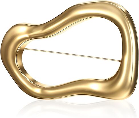 غير النظامية هندسية الذهب بروش دبوس للنساء الأزياء وشاح دبوس سبائك الزنك فريدة من نوعها مصقول جوفاء الذهب دبوس دبابيس للنساء الرجال حفل زفاف لذيذ سترة دعوى قبعة مجوهرات اللباس القماش الملحقات in Kuwait