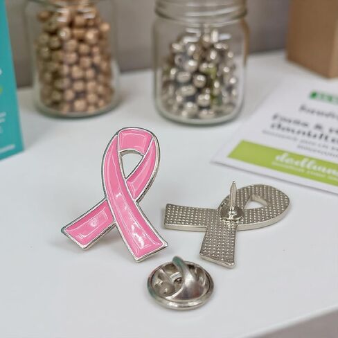 Breast Cancer Awareness Pins, Pink Ribbon Pin Brooches for Women in Saudi Arabia