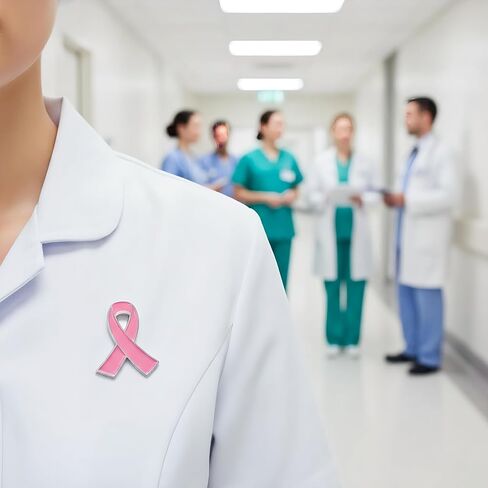 Breast Cancer Awareness Pins, Pink Ribbon Pin Brooches for Women in Saudi Arabia