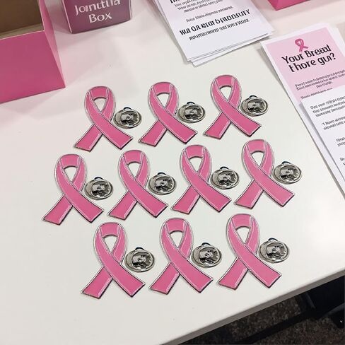 Breast Cancer Awareness Pins, Pink Ribbon Pin Brooches for Women in Saudi Arabia