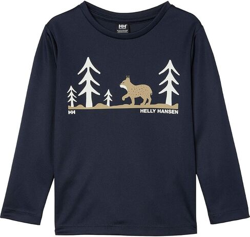 هيلي هانسن بويز Hh Tech Graphic Ls Top in Kuwait