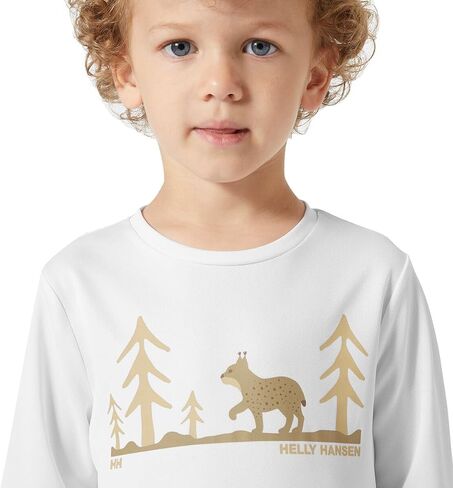 هيلي هانسن بويز Hh Tech Graphic Ls Top in Kuwait