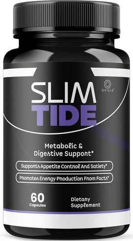 Slim Tide Capsules - Official Slimtide Advanced Weight Management Formula with Natural Ingredients, Slim Tide Advanced Pills for Wellness & Overall Health Support, 60 Capsules for 1 Month in Saudi Arabia