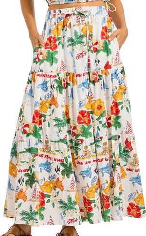 Seafolly Womens Tiered Maxi Skirt in Kuwait