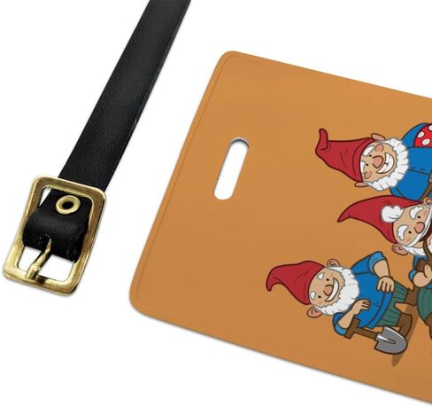 Hanging with My Gnomies Gnomes Luggage ID Tags Carry-On Cards - Set of 2 in Kuwait
