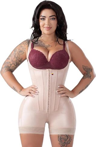 Snatched Body Open Bust Faja Body Shaper | Faja Corset Shapewear | Short Bodysuit Colombianas Moldeadoras in Saudi Arabia