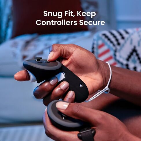 KIWI design G4 Pro Controller Grips Protector Compatible with Meta Quest 3/3S, Accessories Accredited by Meta in Kuwait
