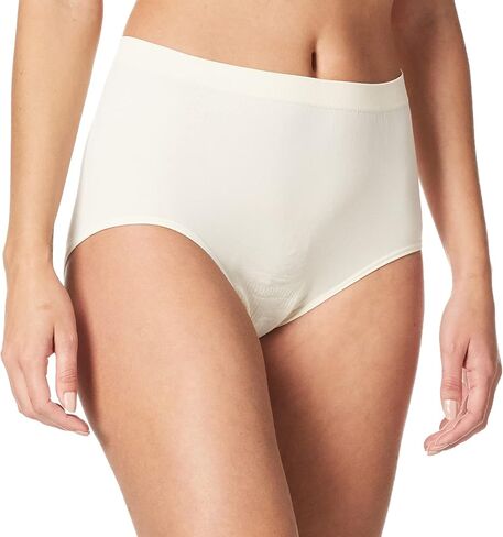 Bali womens Underwear Briefs Pack, Comfort Revolution Seamless Brief Panties for Women, Microfiber Stretch, High Rise in Kuwait