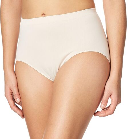 Bali womens Underwear Briefs Pack, Comfort Revolution Seamless Brief Panties for Women, Microfiber Stretch, High Rise in Kuwait