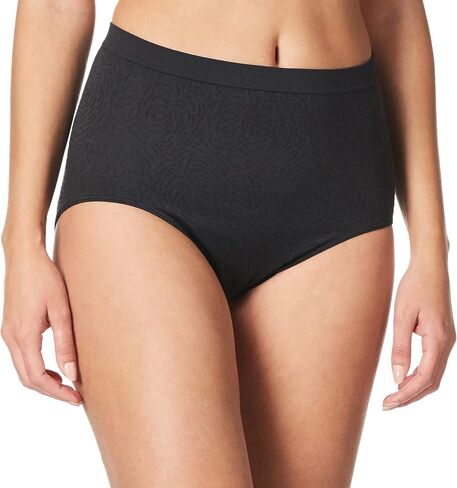 Bali womens Underwear Briefs Pack, Comfort Revolution Seamless Brief Panties for Women, Microfiber Stretch, High Rise in Kuwait