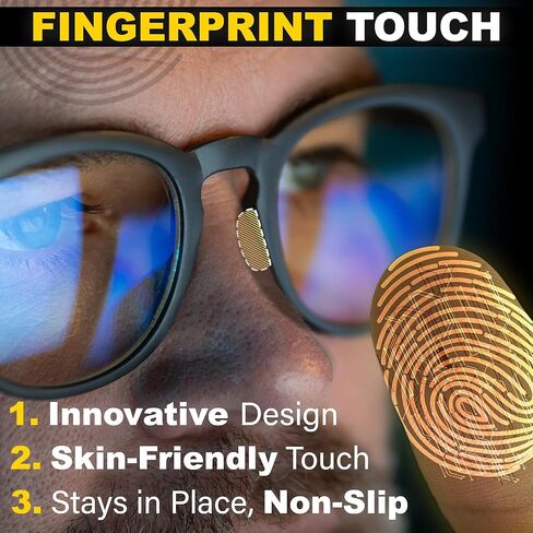 Nose Pads Glasses Anti Slip - Eyeglass Nose Pads 6 Pairs - Sunglass Nose Pads - Thin Glasses Nose Grip 1 mm (Black Gray) in Saudi Arabia