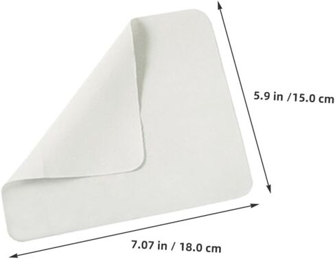 Abaodam High-End Cotton Eyeglass Cleaning Cloth 6pcs Soft Lens Wipes for Glasses Smartphones and Screens Ultra-Absorbent Lint-Free for Delicate Surfaces in Saudi Arabia