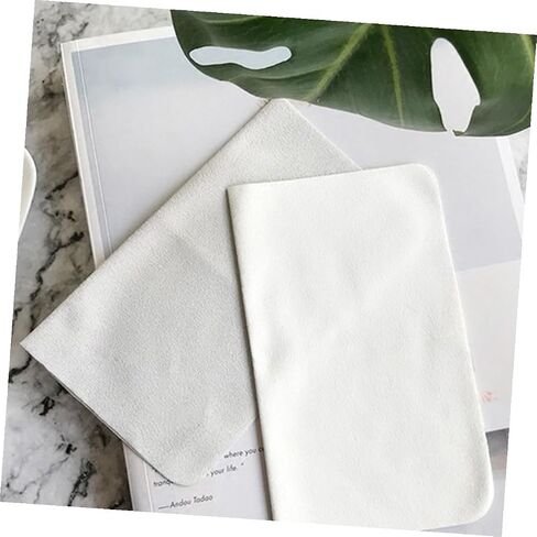 Abaodam High-End Cotton Eyeglass Cleaning Cloth 6pcs Soft Lens Wipes for Glasses Smartphones and Screens Ultra-Absorbent Lint-Free for Delicate Surfaces in Saudi Arabia