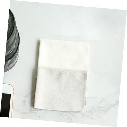Abaodam High-End Cotton Eyeglass Cleaning Cloth 6pcs Soft Lens Wipes for Glasses Smartphones and Screens Ultra-Absorbent Lint-Free for Delicate Surfaces in Saudi Arabia