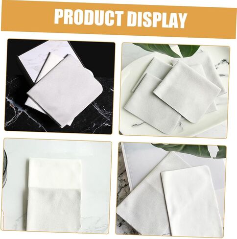 Abaodam High-End Cotton Eyeglass Cleaning Cloth 6pcs Soft Lens Wipes for Glasses Smartphones and Screens Ultra-Absorbent Lint-Free for Delicate Surfaces in Saudi Arabia