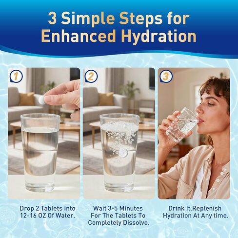 Hydrogen Water Tablets & Hydrogen Tablets, H2 Molecular Hydrogen for Drinking Water with Magnesium, 12 PPM Supplements for Mental Clarity, Cognitive Function and Energy, 120 Counts in Saudi Arabia