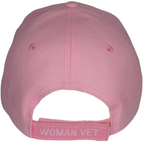 قبعة مرخصة من Trade Winds Air Force Wings Woman Veteran V Pink Shadow المطرزة من الأكريليك in Kuwait