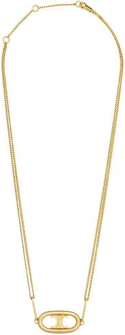 18K Gold-Plated Double-layer Stacked Necklace, Non-Allergenic, layered Style, Exquisite Jewelry, Valentine's Day Necklace For Women in Saudi Arabia