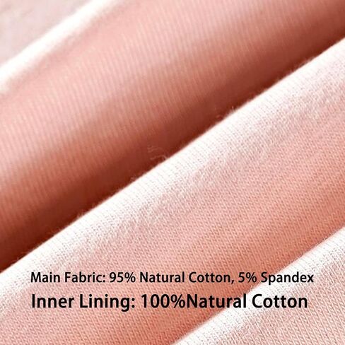 Women's double-layer underwear, 95% cotton, comfortable and close-fitting, move Soft Breathable Postpartum Panties Stretch in Saudi Arabia