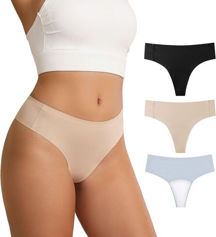 ملابس داخلية مقاومة لأصابع القدم من Cameltoe للنساء، ملابس داخلية خافي عيوب البشرة بدون خياطة، سراويل داخلية للتمرين in Kuwait