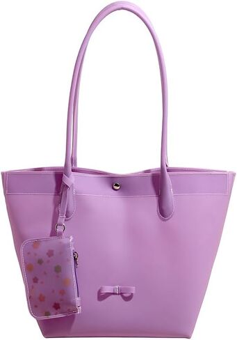 hibear Jelly Shoulder Bag Jelly Bucket Bag PVC Matte Handbag Y2k Summer Beach Totes Multi-color waterproof in Saudi Arabia
