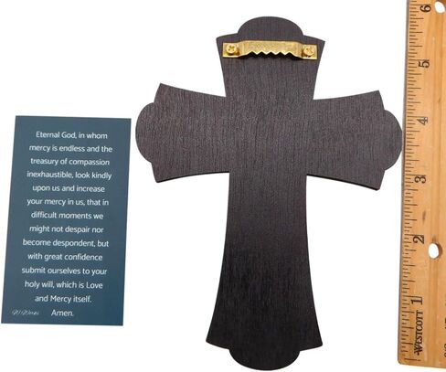 Westmon Works Divine Mercy Wall Cross Set with Holy Card Jesus I Trust in You Home Decor in Kuwait