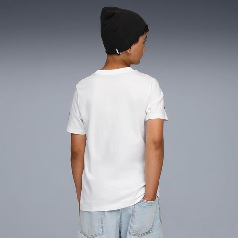 PUMA Unisex-Child BMW M Motorsport Graphic T-Shirt, White Block AH25, Big Kid Medium in Kuwait