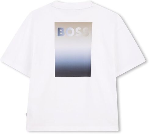 BOSS Boys' Boys Short Sleeves Tee-Shirt Kids Cotton Graphic Short Sleeve T Shirt in Kuwait