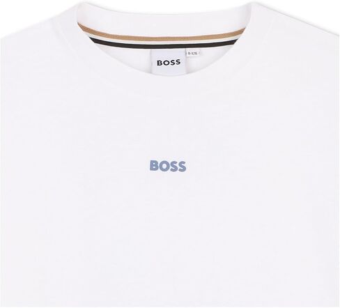 BOSS Boys' Boys Short Sleeves Tee-Shirt Kids Cotton Graphic Short Sleeve T Shirt in Kuwait