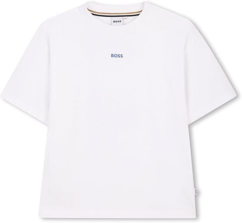 BOSS Boys' Boys Short Sleeves Tee-Shirt Kids Cotton Graphic Short Sleeve T Shirt in Kuwait