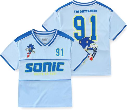 قميص شبكي للأولاد من SEGA Sonic the Hedgehog للأطفال الكبار in Kuwait