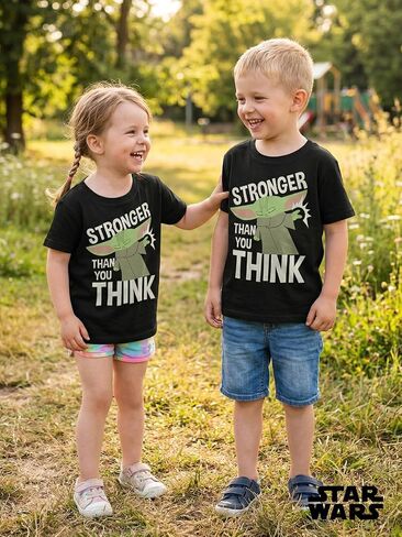 Star Wars The Mandalorian Glow in the Dark Little Kids T-Shirts - Grogu/Lightsabers for Juvy 4-7 Years in Saudi Arabia