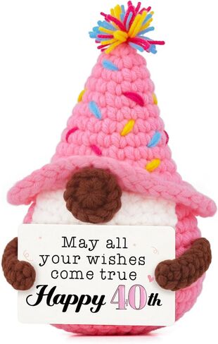 AceThrills Christmas Gnomes Gifts for Women, Inspirational Emotional Support Crochet Gnome Birthday Thanksgiving Xmas Gifts for Women Men Daughter Friend Boss Coworker Sister Mom Grandma in Saudi Arabia