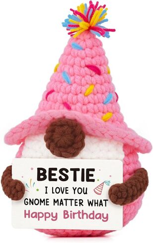 AceThrills Christmas Gnomes Gifts for Women, Inspirational Emotional Support Crochet Gnome Birthday Thanksgiving Xmas Gifts for Women Men Daughter Friend Boss Coworker Sister Mom Grandma in Saudi Arabia