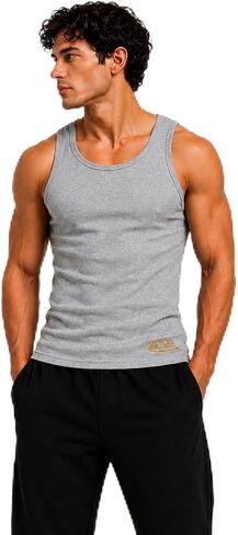Von Dutch Mens Tank Tops - 5 Pack Soft Cotton A-Shirts for Men, Sleeveless Classic Mens Undershirts for Everyday Wear in Kuwait