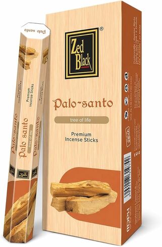 Palo Santo Incense Sticks – 120 Count | Woody Aromatic Fragrance for Meditation Yoga Home Fragrance & Daily Use | Smooth, Long-Lasting Burn | Zed Black in Saudi Arabia