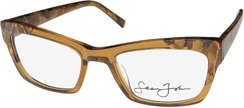 Sean John 6027 Cat Eye Eyeglass Frame/Glasses Colorful Celebrity Designer Luxury Premium Acetate Plastic in Saudi Arabia