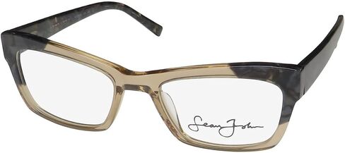 Sean John 6027 Cat Eye Eyeglass Frame/Glasses Colorful Celebrity Designer Luxury Premium Acetate Plastic in Saudi Arabia