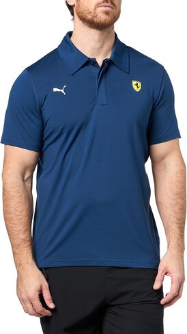 PUMA Men's Scuderia Ferrari Formula 1 Cloudspun Polo, Persian Blue AH25, X-Large in Saudi Arabia