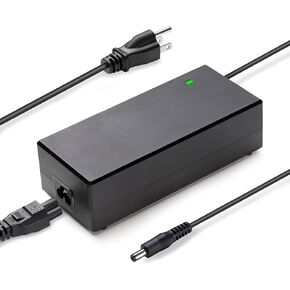 Charger for 36V eBike Battery for Fast and Safe Charging of 36V Li-ion Battery for Electric Scooter/E-Bike/Bicycle/Pedicab, Input Voltage AC120V 2.1mm DC Plug Power Adapter