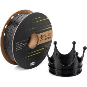SainSmart PETG Filament 1.75mm for K1 Max, 3D Printer Filament for High Speed, GT-3 Glossy PETG for Most FDM 3D Printers, Dimensional Accuracy +/-0.04mm 1KG (2.2lbs) Spool Black